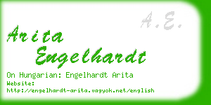 arita engelhardt business card